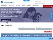 Tablet Screenshot of pracatobie.pl